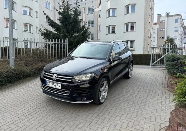 Volkswagen Touareg cena 76900 przebieg: 194100, rok produkcji 2012 z Toruń małe 407